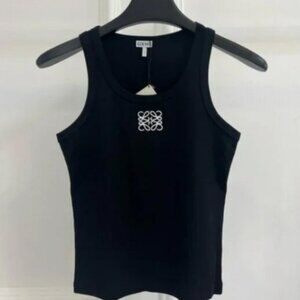 NWT  Loewe vest Women's Black and White Cropped Top